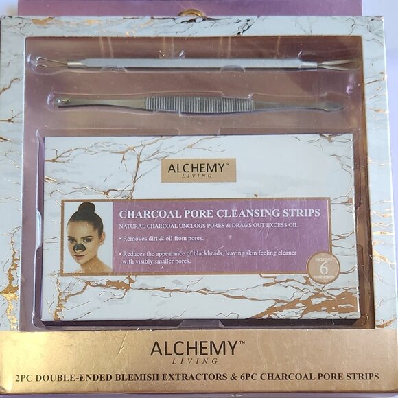 Alchemy Living Blemish Set & Charcoal Pore Cleansing Strips - - Picture 1 of 2